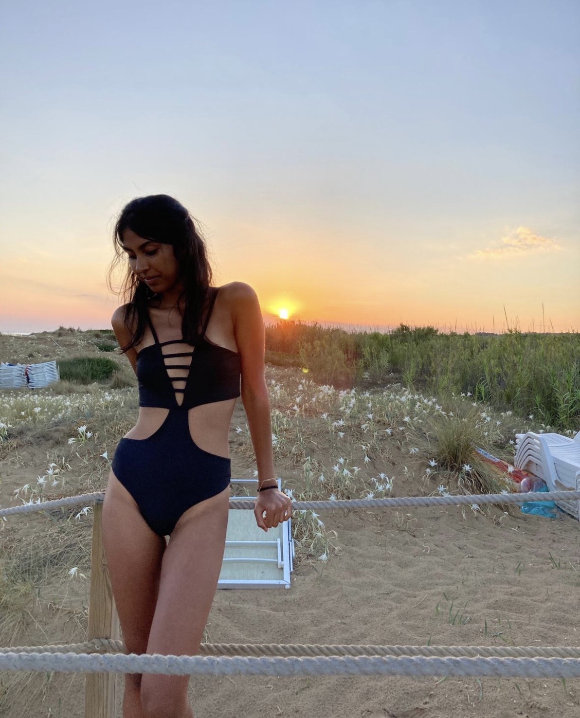 Ruwi at the beach